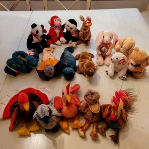 🐻♥️ 21 TY BEANIE BABIES!! ♥️🐻